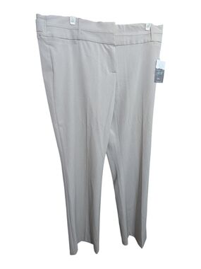 Maurices Women's Dress Pants Sz 18R Light Khaki  Stretchy Waist W-591